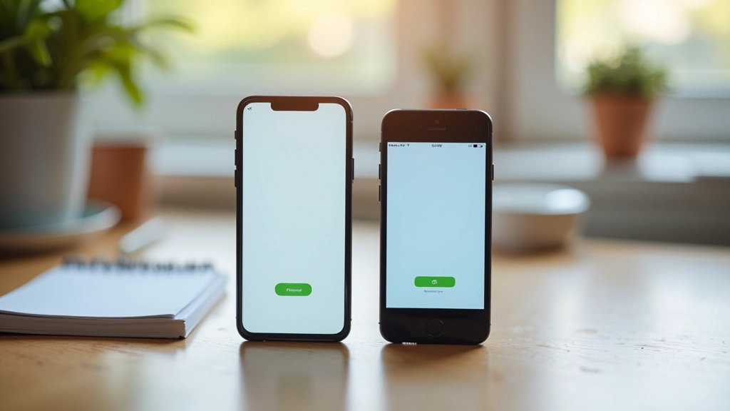 Two smartphones displayed side-by-side showing Apple Pay and Google Pay interfaces